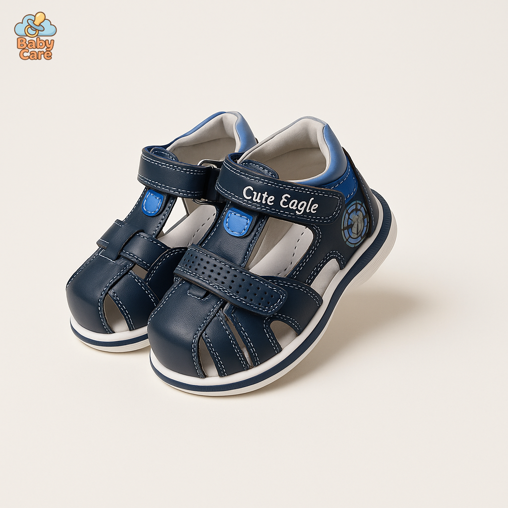 Sandales bébé garçon orthopédiques - vue de face