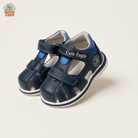 Sandales bébé garçon orthopédiques - vue de face