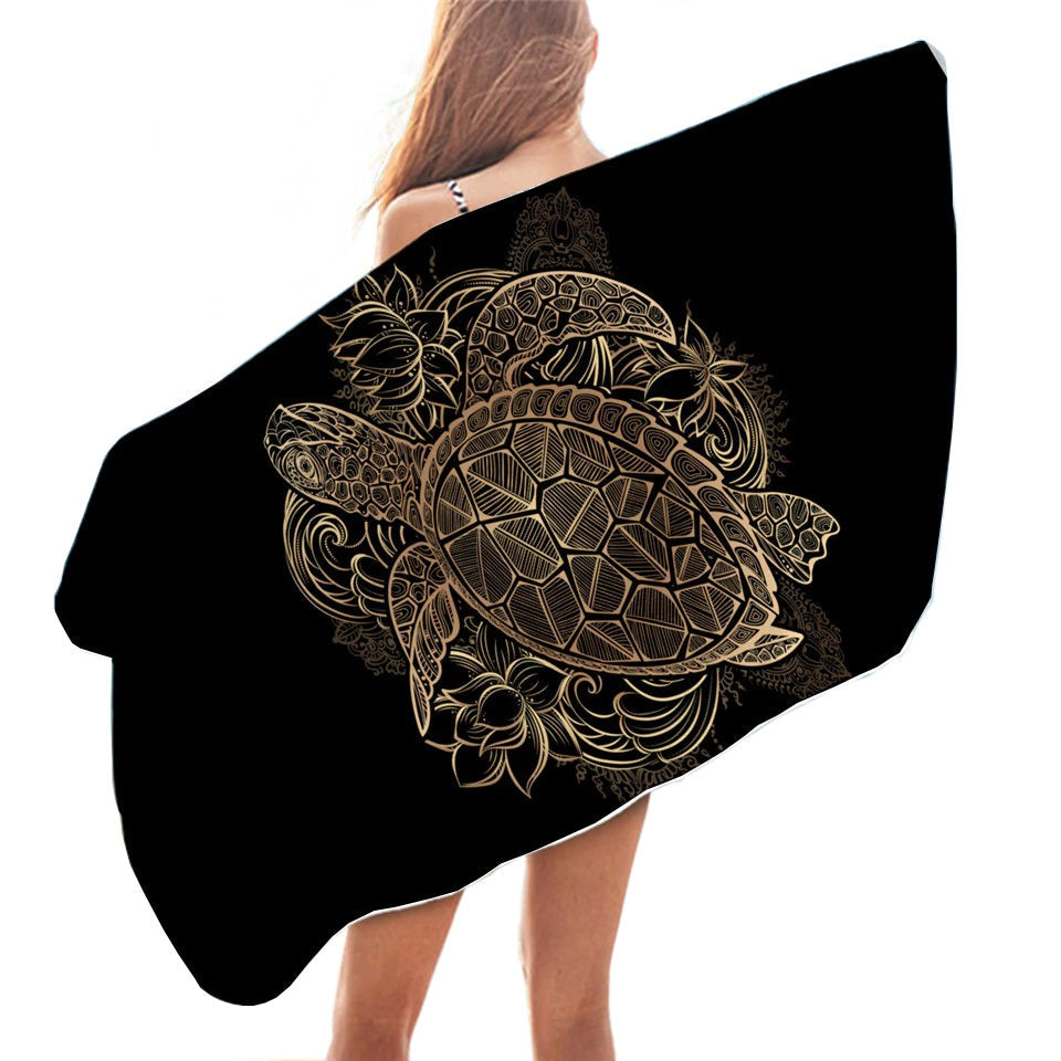 Serviette de Plage Tortue - Artistique