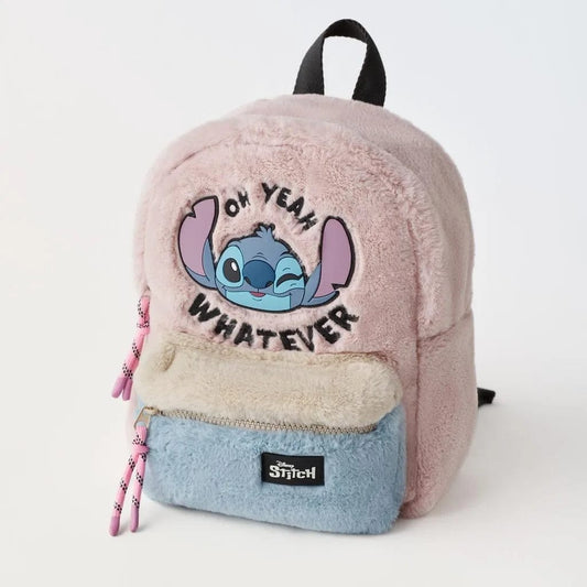 Cartable Stitch en Peluche Douce