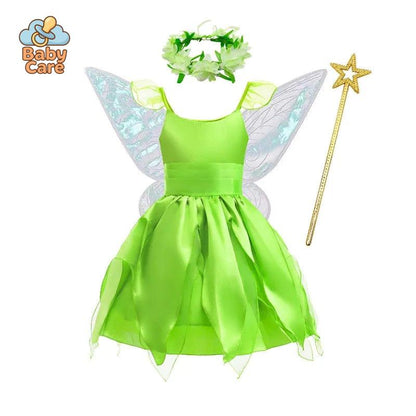 Déguisement fée Robe Verte Enfant