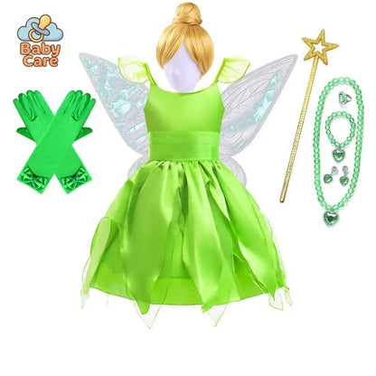Déguisement fée Robe Verte Enfant