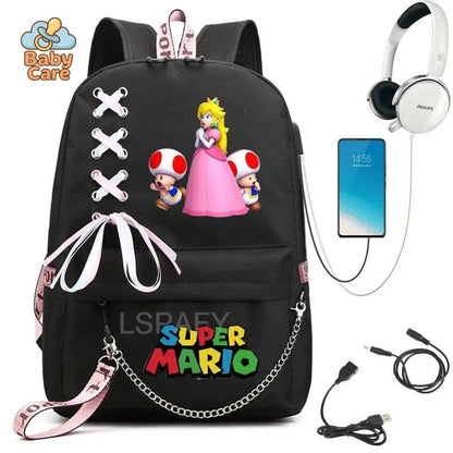 Cartable Mario Princesse Peach