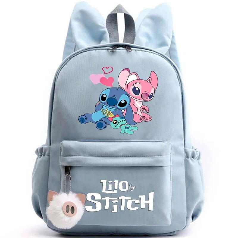 Cartable Stitch avec Porte Clé