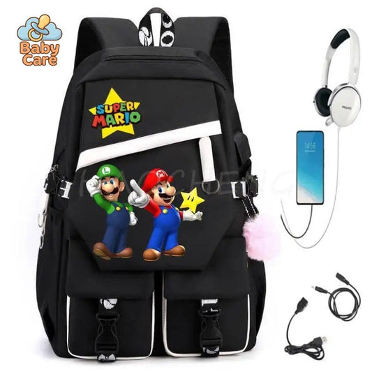 Cartable Mario Intelligent Grande Capacité