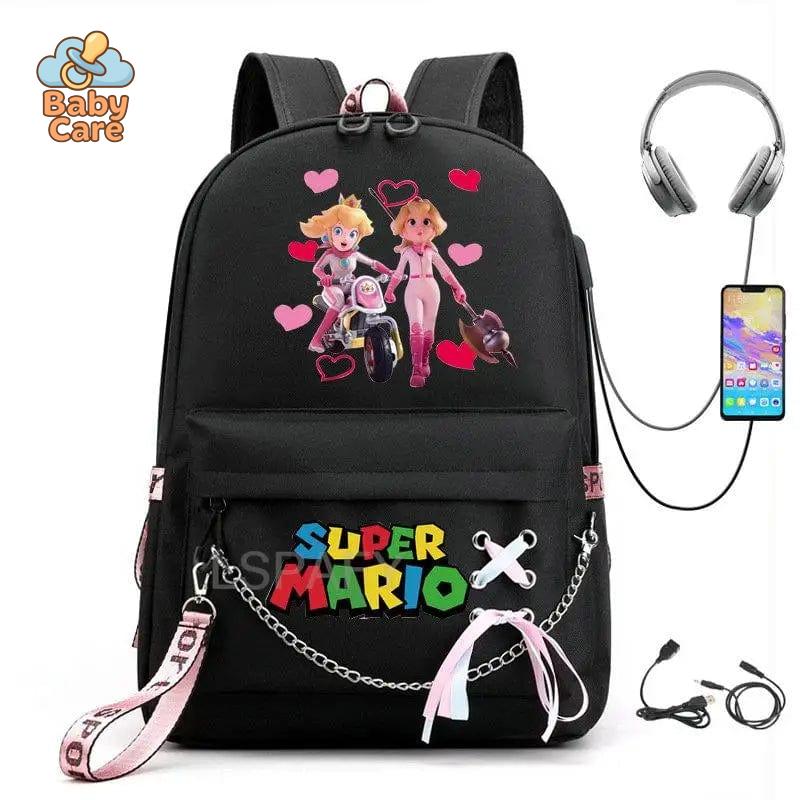 Cartable Mario Princesse Peach