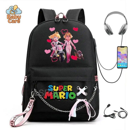 Cartable Mario Princesse Peach