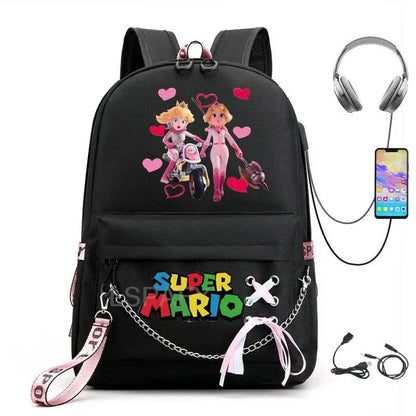 Cartable Mario Princesse Peach