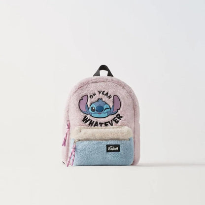 Cartable Stitch en Peluche Douce