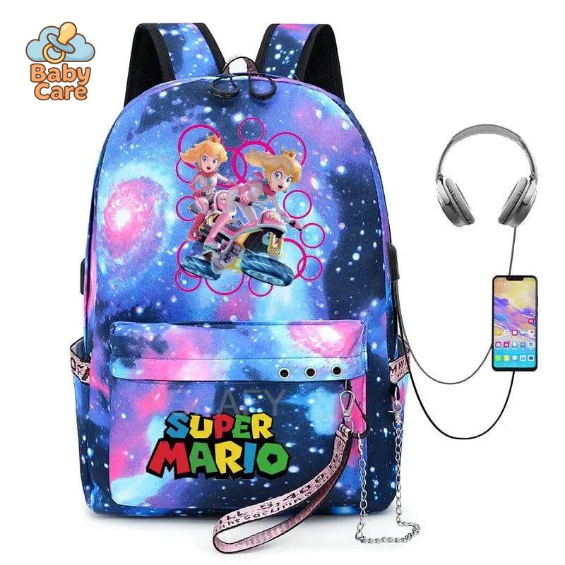 Cartable Mario Princesse Peach