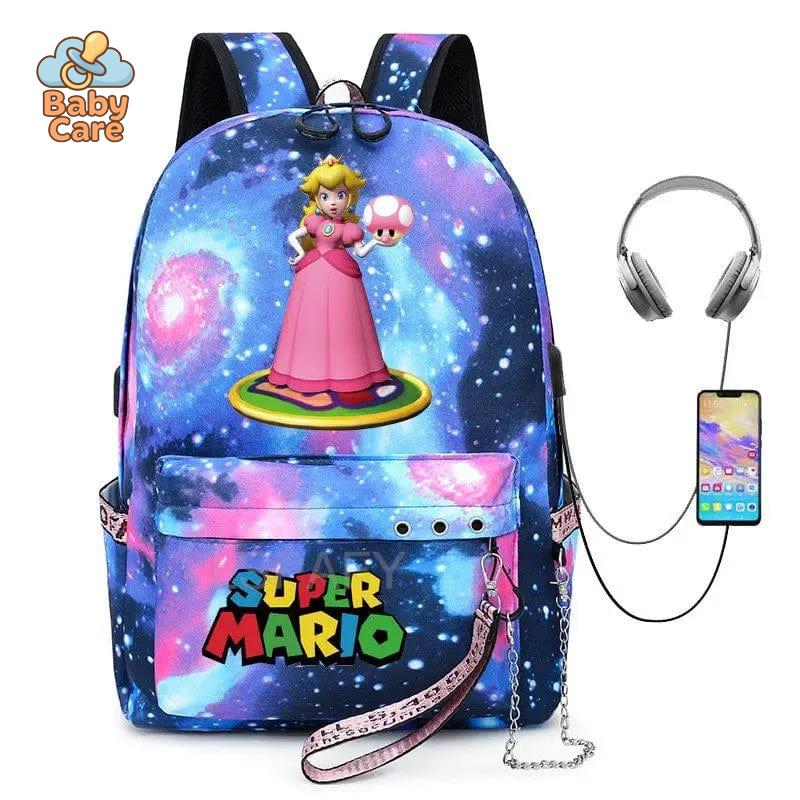 Cartable Mario Princesse Peach