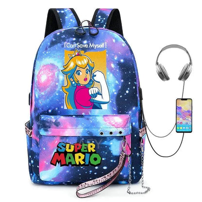 Cartable Mario Princesse Peach