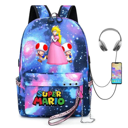 Cartable Mario Princesse Peach