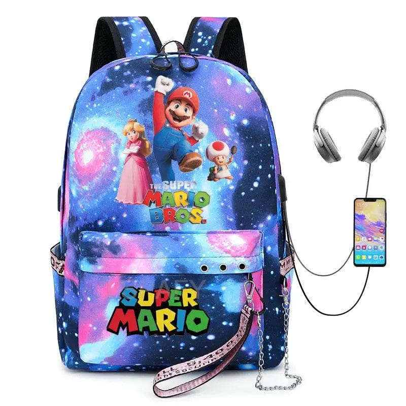 Cartable Mario Princesse Peach