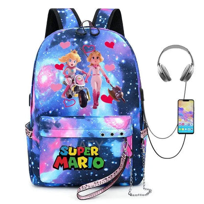 Cartable Mario Princesse Peach