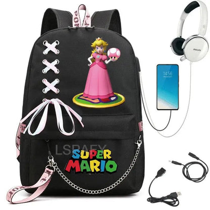 Cartable Mario Princesse Peach