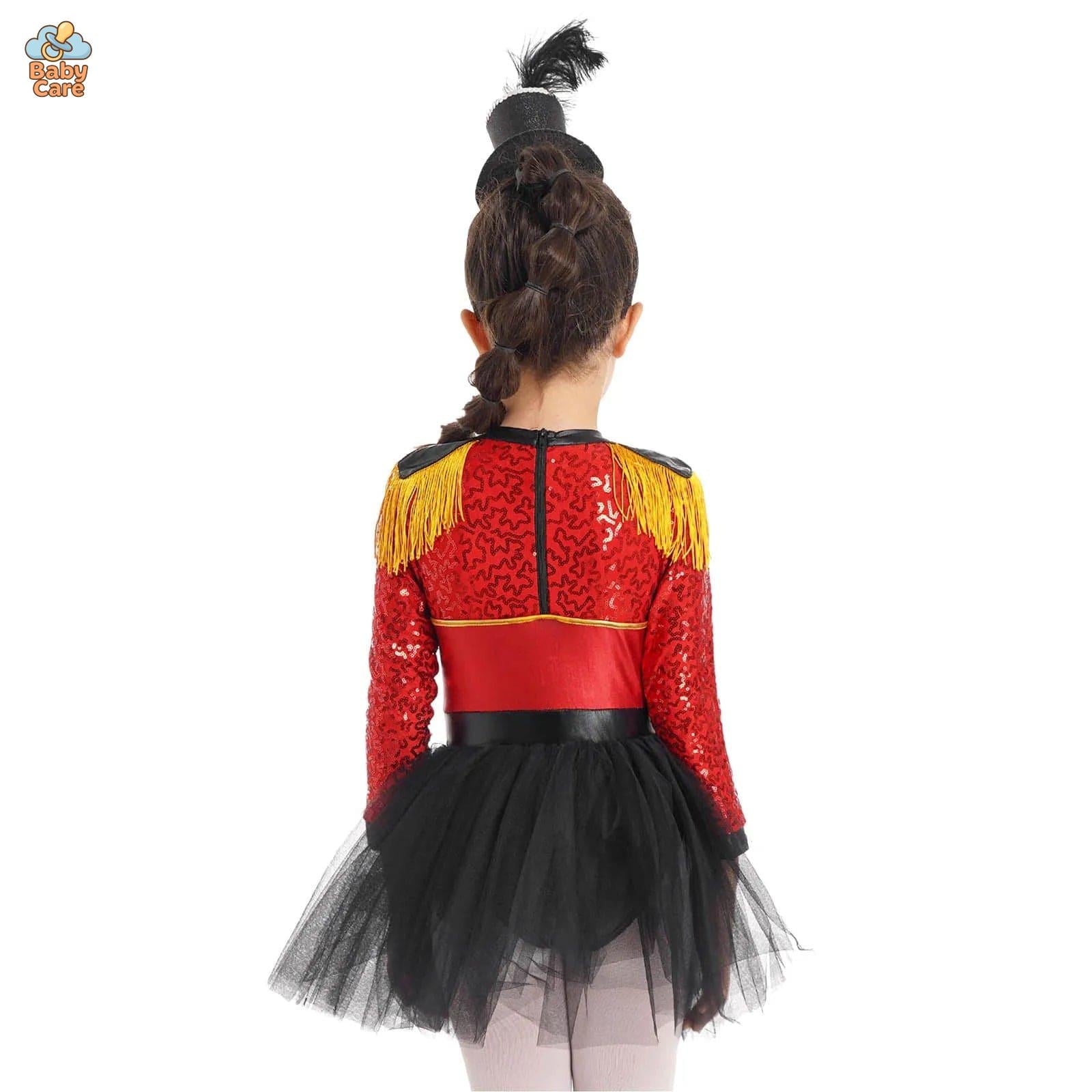 Déguisement de magicien de Cirque Enfant Fille avec Tutu