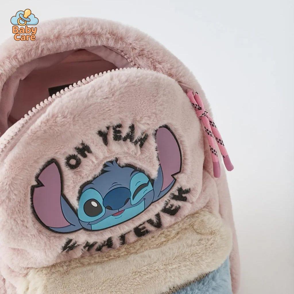 Cartable Stitch en Peluche Douce - utilisation en situation