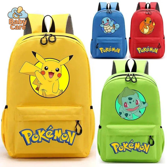 Cartable Pokemon Coloré Grande Capacité