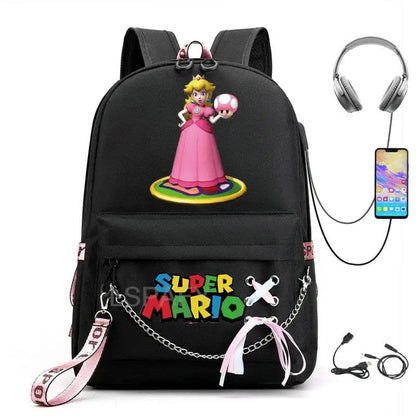 Cartable Mario Princesse Peach