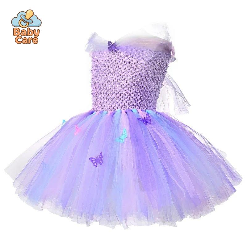 Déguisement Fée Papillon Enfant Violet