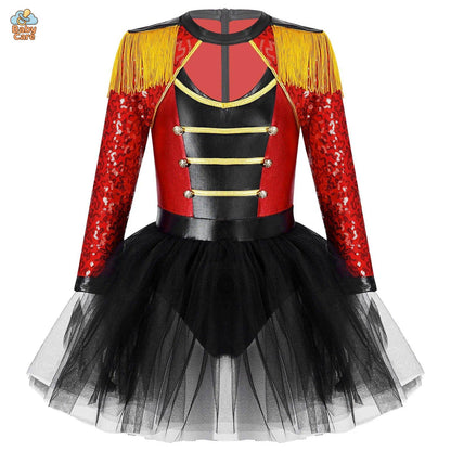 Déguisement de magicien de Cirque Enfant Fille avec Tutu
