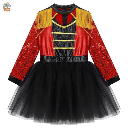 Déguisement de magicien de Cirque Enfant Fille avec Tutu