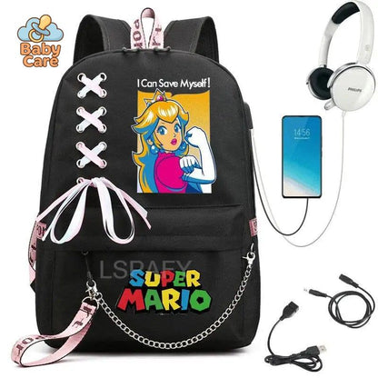 Cartable Mario Princesse Peach