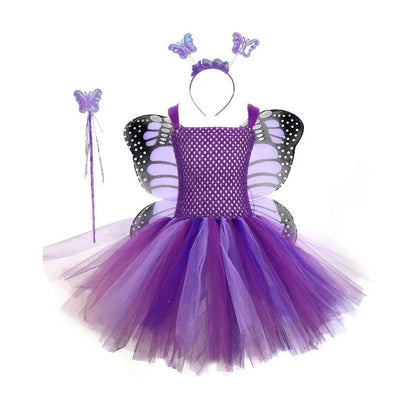 Déguisement Fée Papillon Enfant Violet