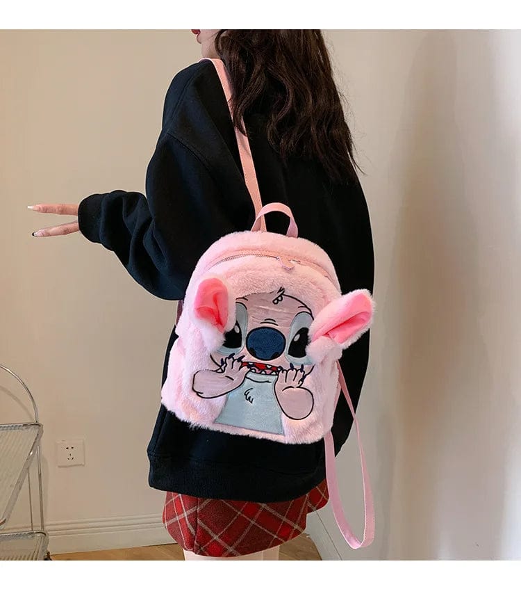 Cartable Stitch Kawaii en Peluche