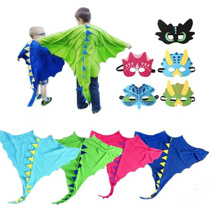 Déguisement dinosaure enfant cape et masque