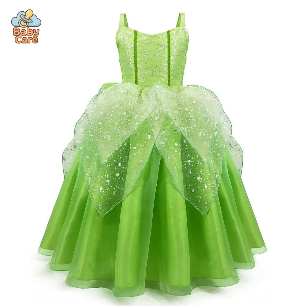 Déguisement fée Robe Verte Enfant