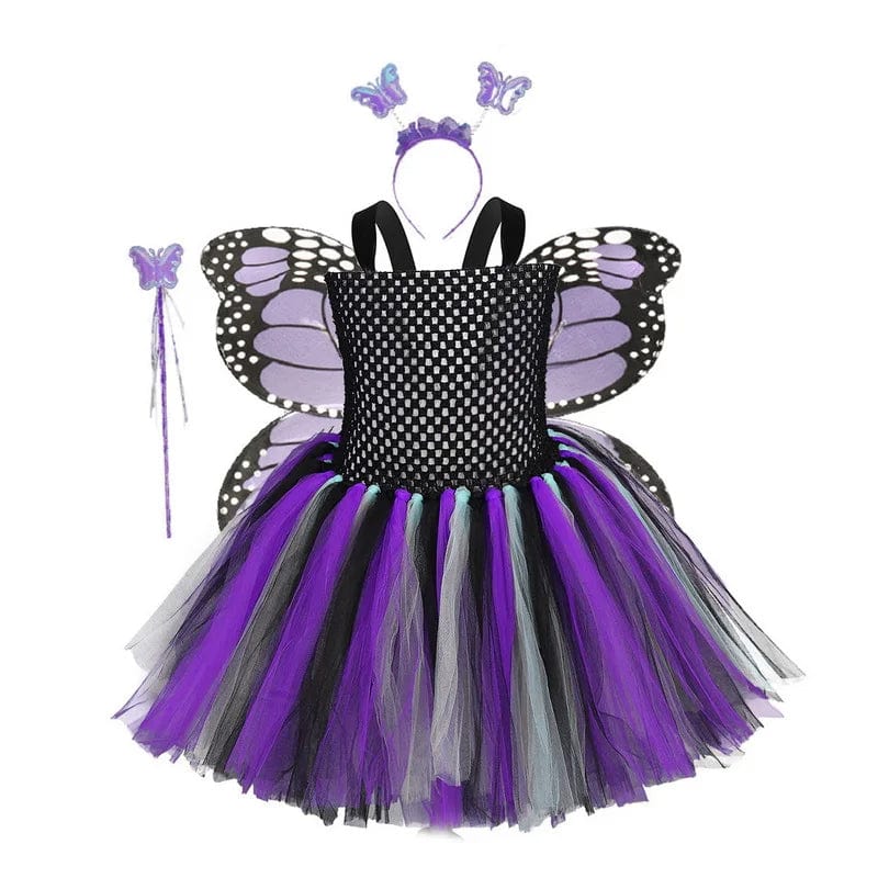 Déguisement Fée Papillon Enfant Violet