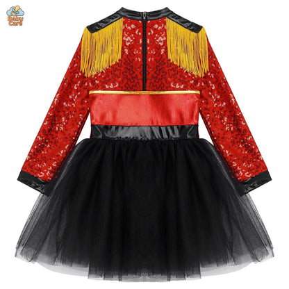 Déguisement de magicien de Cirque Enfant Fille avec Tutu