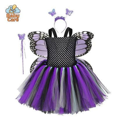Déguisement Fée Papillon Enfant Violet