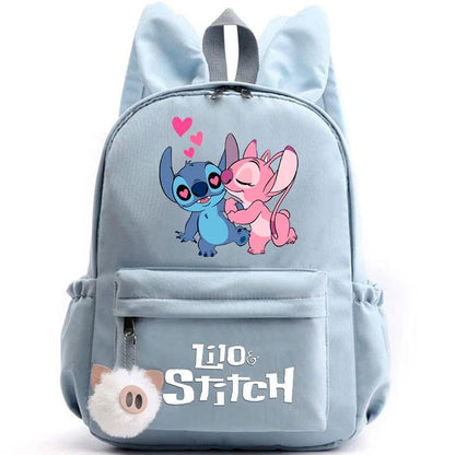 Cartable Stitch avec Porte Clé