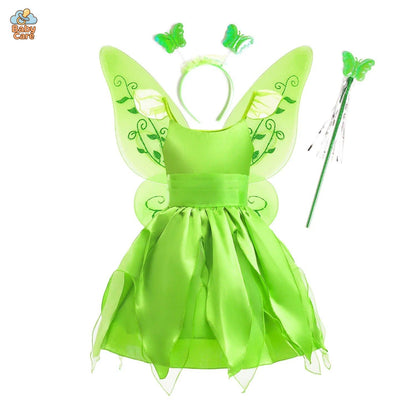 Déguisement fée Robe Verte Enfant
