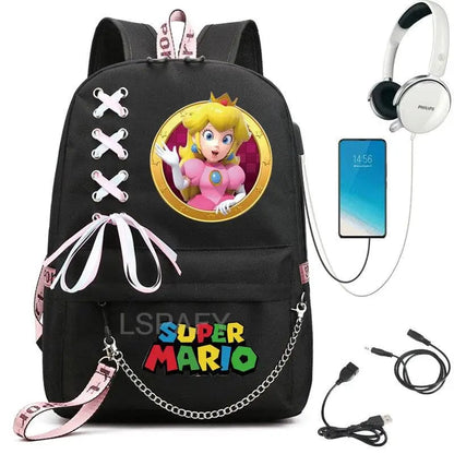 Cartable Mario Princesse Peach