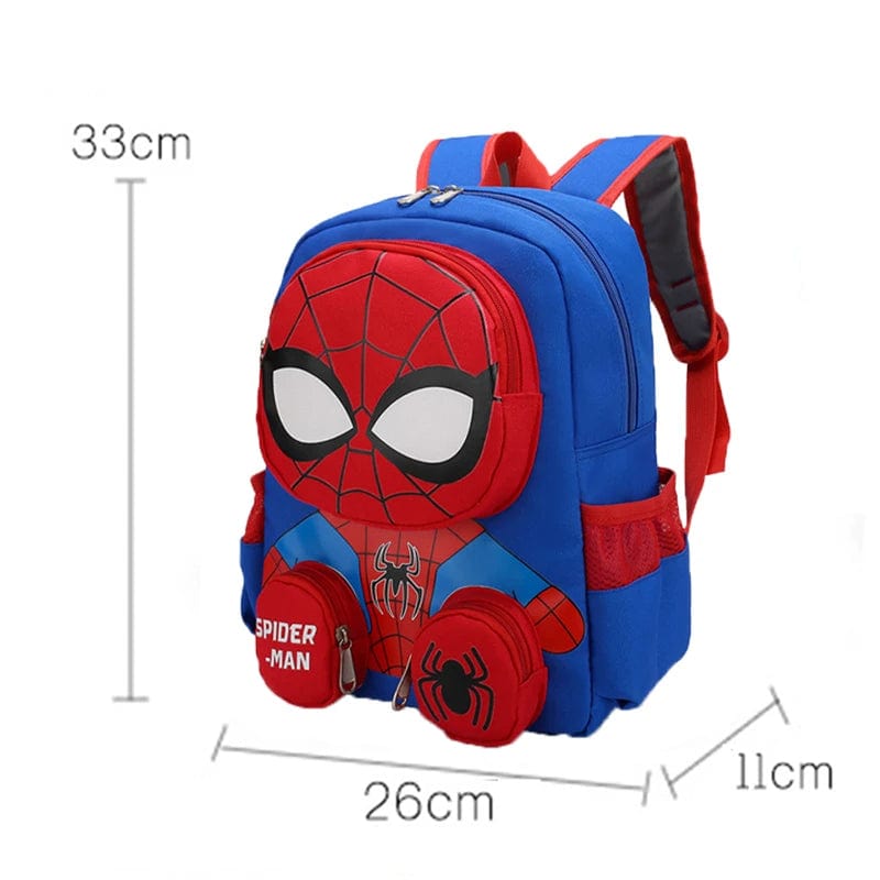 Cartable Spiderman 3D Poches Pratiques