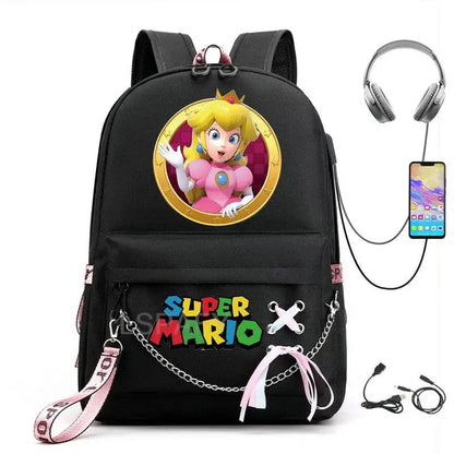 Cartable Mario Princesse Peach