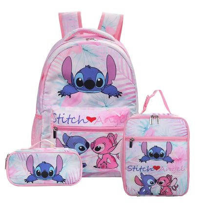 Cartable Stitch École Kawaii ou Accessoires