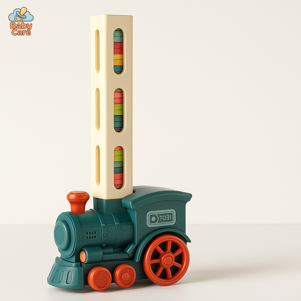 Train domino automatique - vue de face