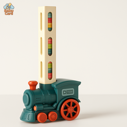 Train domino automatique - vue de face