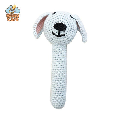 Hochet Chien en Coton Tricoté